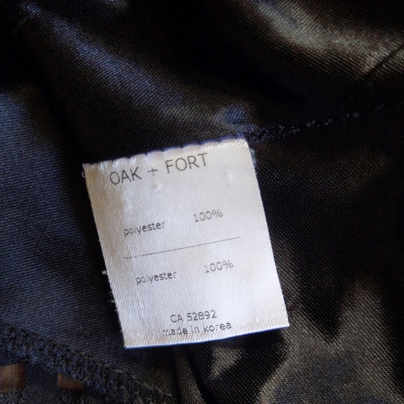 Oak + Fort Black Mini Skater Pleated Skirt - Picture 9 of 9